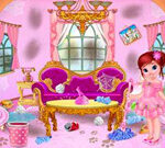 Nettoyage de la chambre de princesse